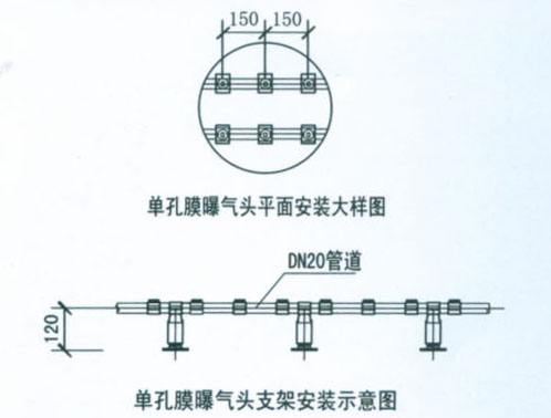 單孔膜曝氣器